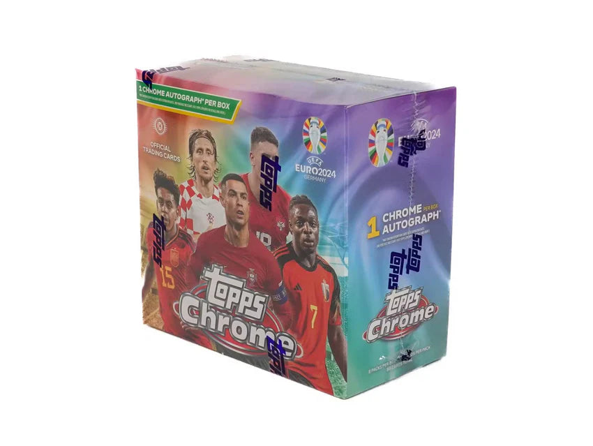 2023-24 Topps Chrome UEFA Euro Soccer Hobby Box