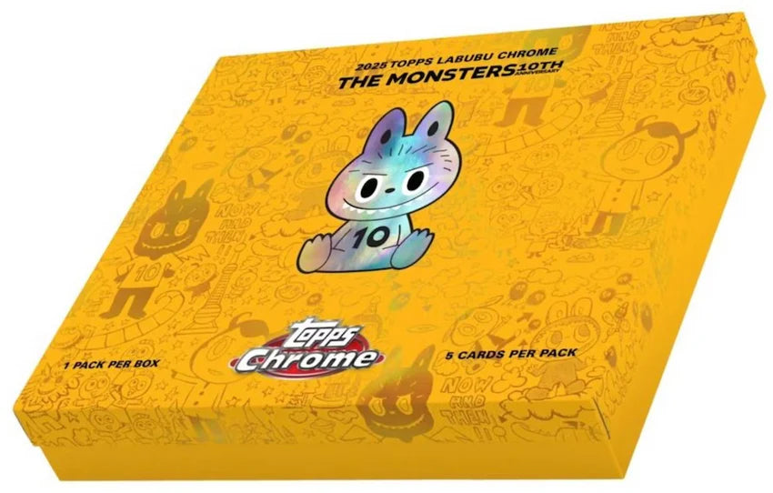 2025 Topps Chrome Labubu 10th Anniversary Hobby Box