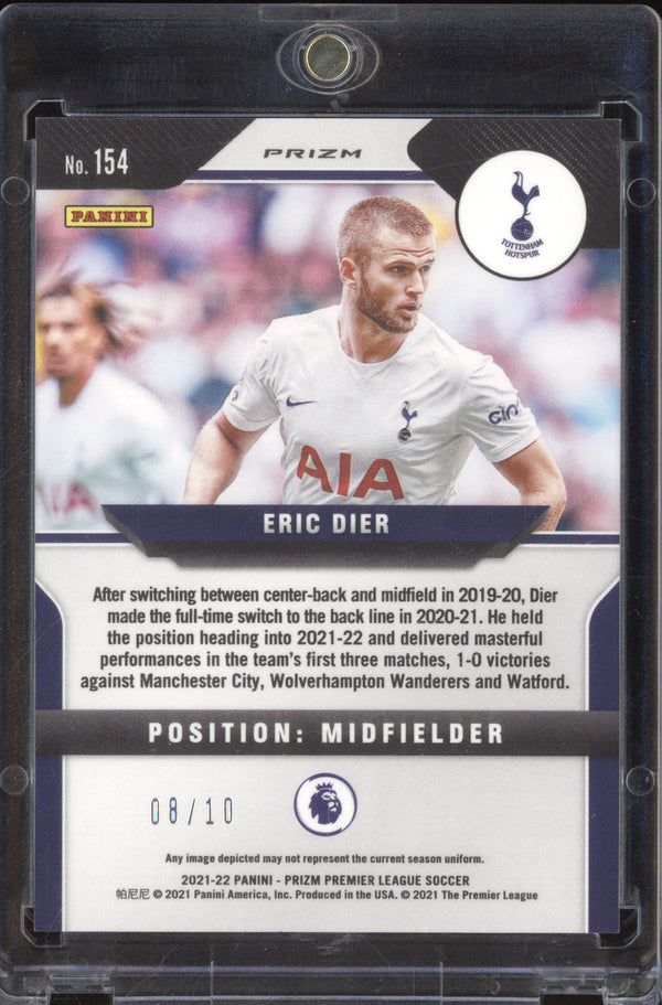 Eric Dier 2021-22 Panini Prizm 154 Gold Mojo 8/10