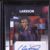 Henrik Larsson 2023-24 Topps Focus FC Barcelona Team Set Snapshot Autographs