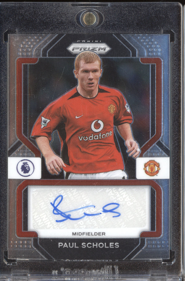 Paul Scholes 2022-23 Panini Prizm S-SPC Signatures