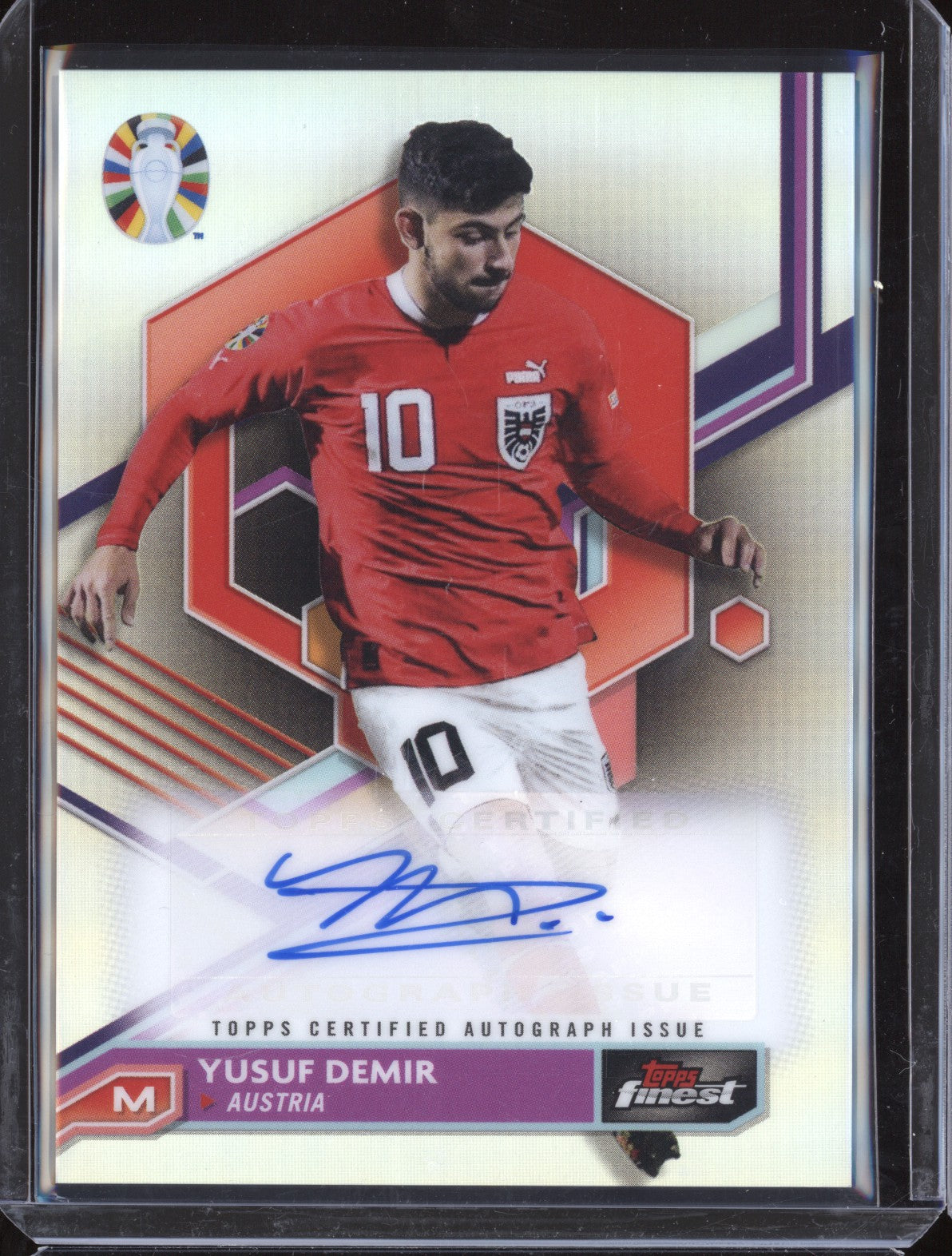 Yusuf Demir 2023 Toops Finest Euro BCA-YD Refractor Auto