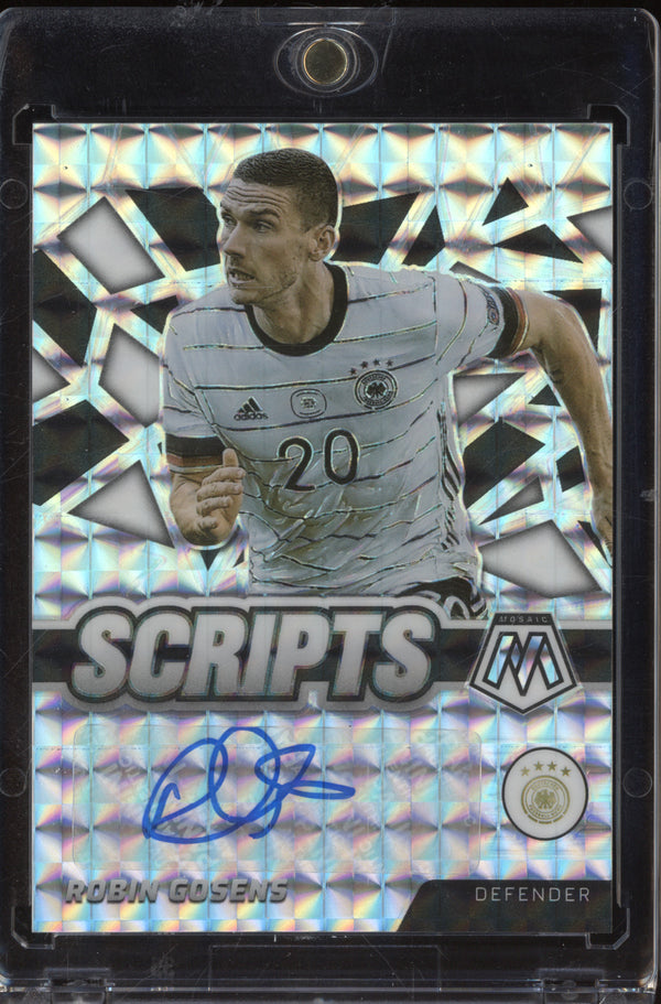 Robin Gosens 2021-22 Panini Mosaic FIFA Road to the World Cup S-RG Scripts Mosaic