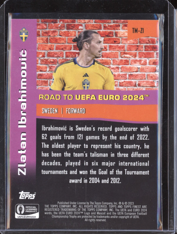 Zlatan Ibrahimovic 2023 Toops Finest Euro TM-ZI The Man