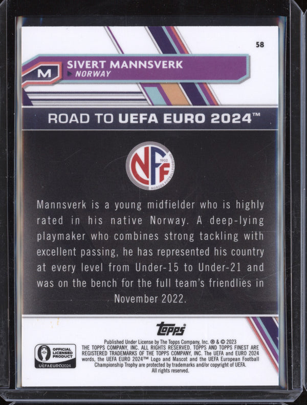 Sivert Mannsverk 2023 Toops Finest Euro Red Black Vaporwave National Debut 3/10