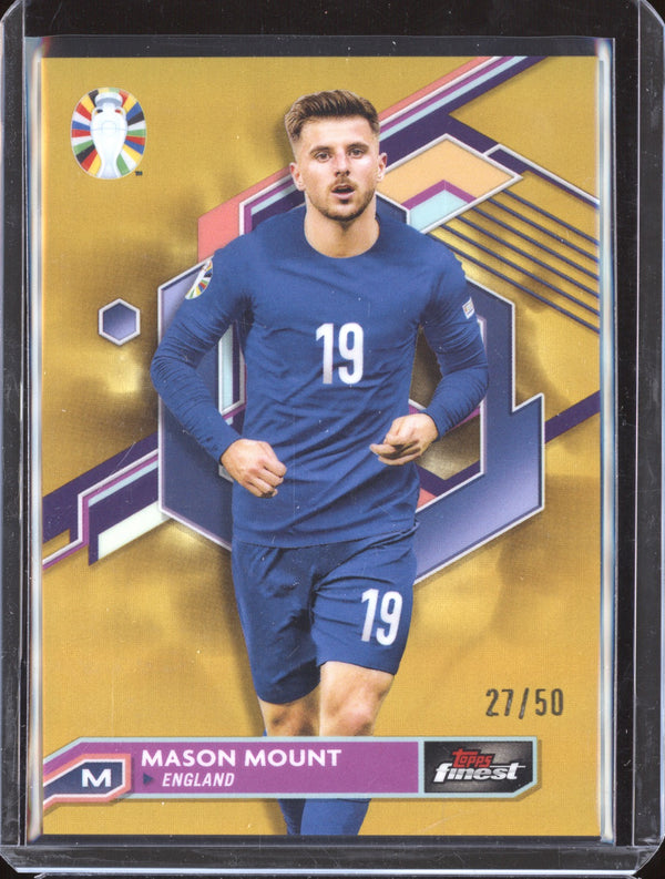 Mason Mount 2023 Toops Finest Euro 23 Gold Refractor 27/50