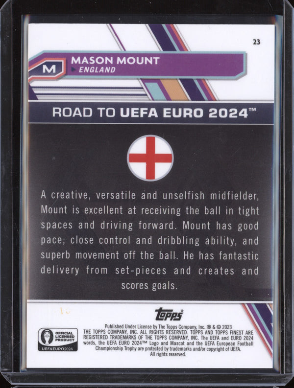 Mason Mount 2023 Toops Finest Euro 23 Gold Refractor 27/50