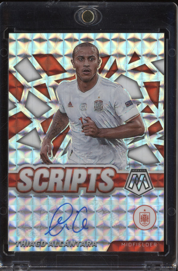 Thiago Alcantara 2021-22 Panini Mosaic FIFA Road to the World Cup S-TA Scripts Mosaic