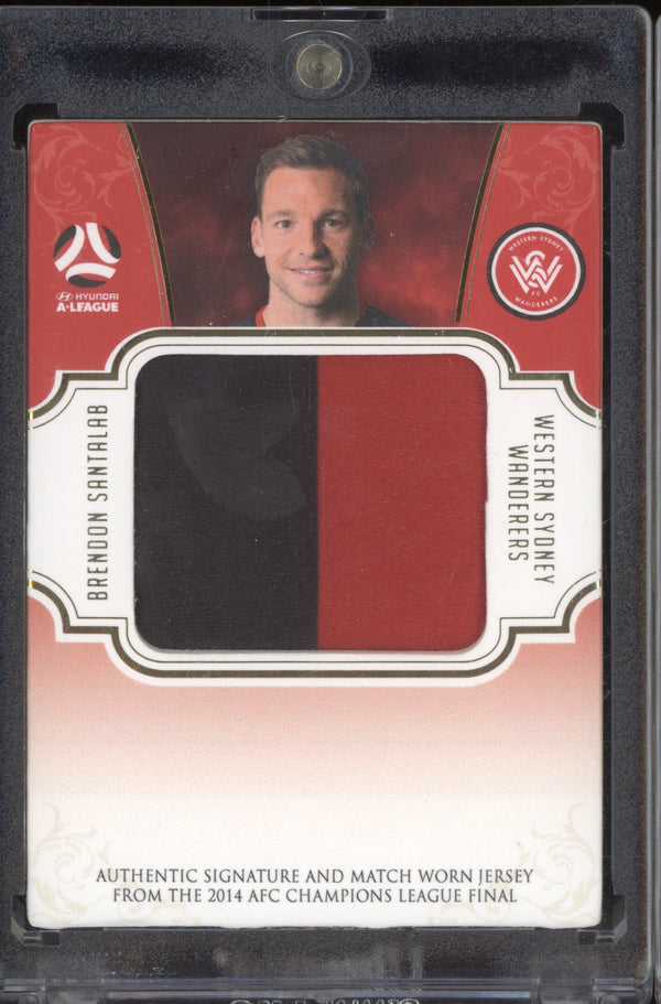 Brendon Santalab 2015-16 Tap 'N' Play FFA A-League AL-02 Jersey Signature Redemption 38/100