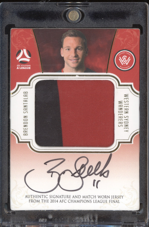 Brendon Santalab 2015-16 Tap 'N' Play FFA A-League AL-02 Jersey Signature Redemption 51/100