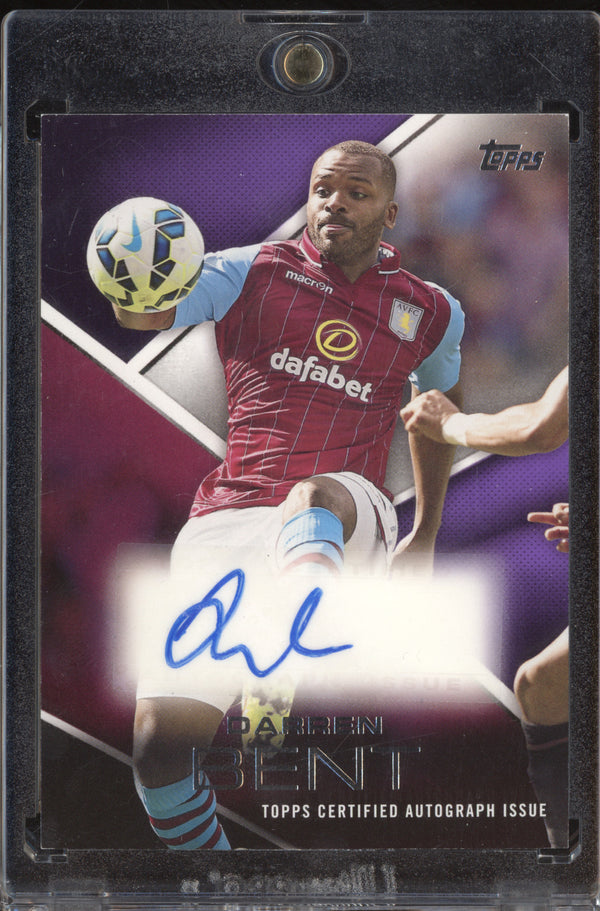 Darren Bent 2014 Topps Premier Gold PA-DB Premier Autograph 44/50