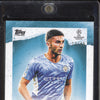 Ferran Torres 2021-22 Topps Gold x Tyson Beck UEFA Champions League Autographs Aqua 10/49