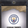 Ferran Torres 2021-22 Topps Gold x Tyson Beck UEFA Champions League Autographs Aqua 10/49