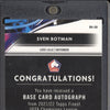 Sven Botman 2021-22 Topps Finest BA-SB Base Autograph RC