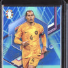 Virgil Van Dijk 2023 Toops Finest Euro 54 Blue Aqua Vaporwave Refractor 86/250