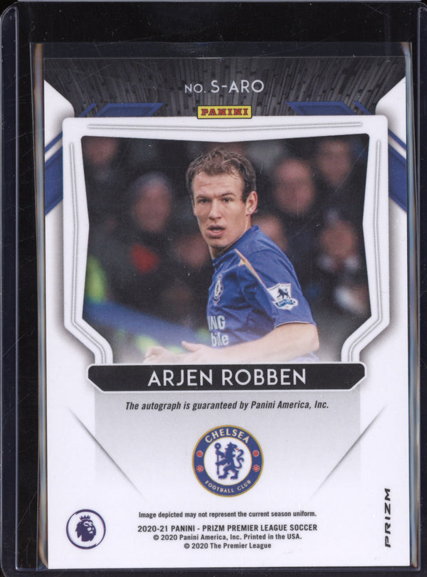 Arjen Robben 2020-21 Panini Prizm S-ARO Signatures Breakaway