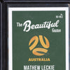 Mathew Leckie 2018-19 Panini Donruss BG-MLE The Beautiful Game Auto