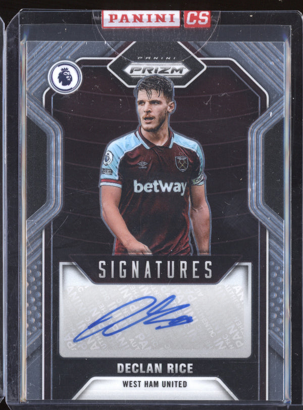 Declan Rice 2021-22 Panini Prizm S-DR Signatures