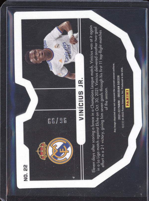 Vinicius Jr 2021-22 Panini Obsidian 22 Vitreous 96/99