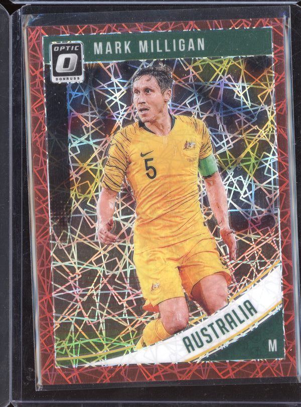 Mark Milligan 2018-19 Panini Donruss 97 Optic Red Velocity 20/50