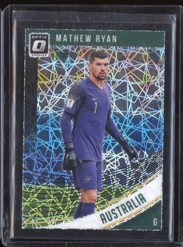 Mathew Ryan 2018-19 Panini Donruss 98 Optic Black Velocity 12/25