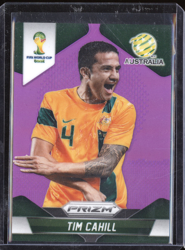 Tim Cahill 2014 Panini Prizm FIFA World Cup 17 Purple Prizm 91/99