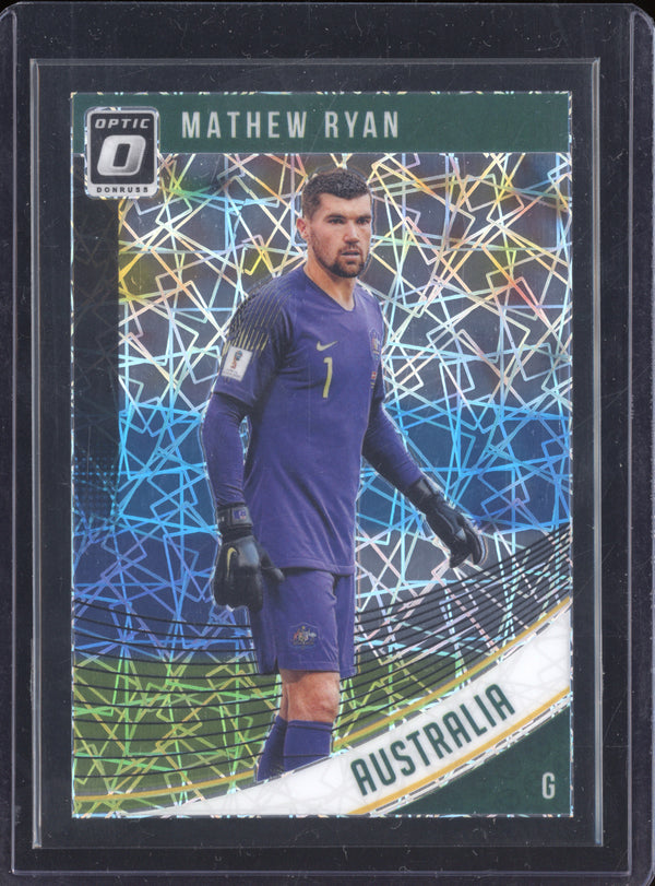 Mathew Ryan 2018-19 Panini Donruss 98 Optic Black Velocity 15/25