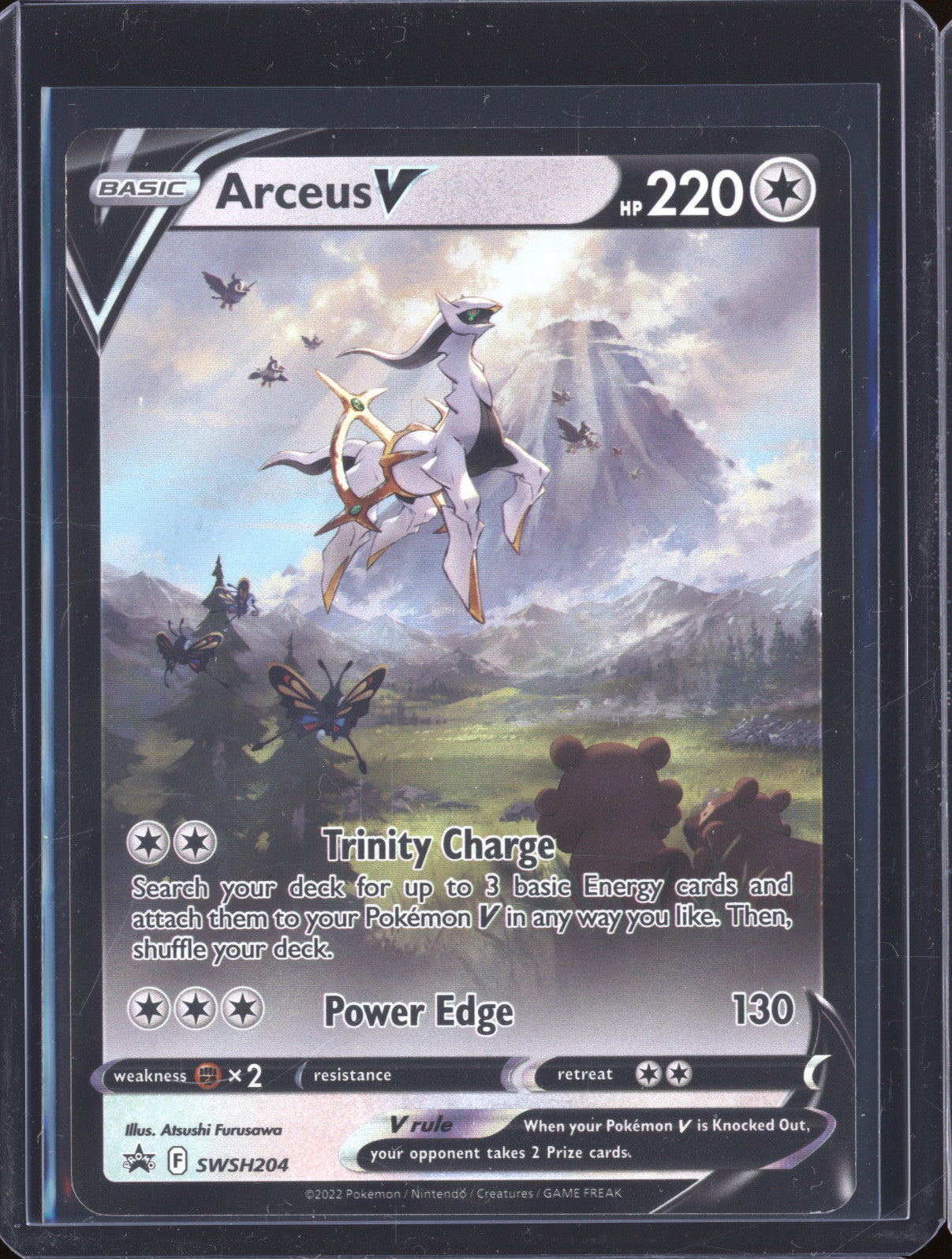 Arceus V 2022 Pokemon Sword & Shield Promos SWSH204 Full Art