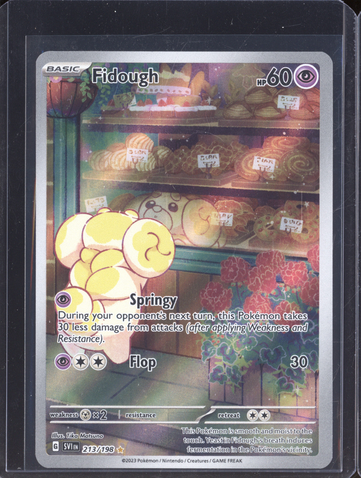 Fidough 2023 Pokemon Scarlet & Violet 213/198 Illustration Rare