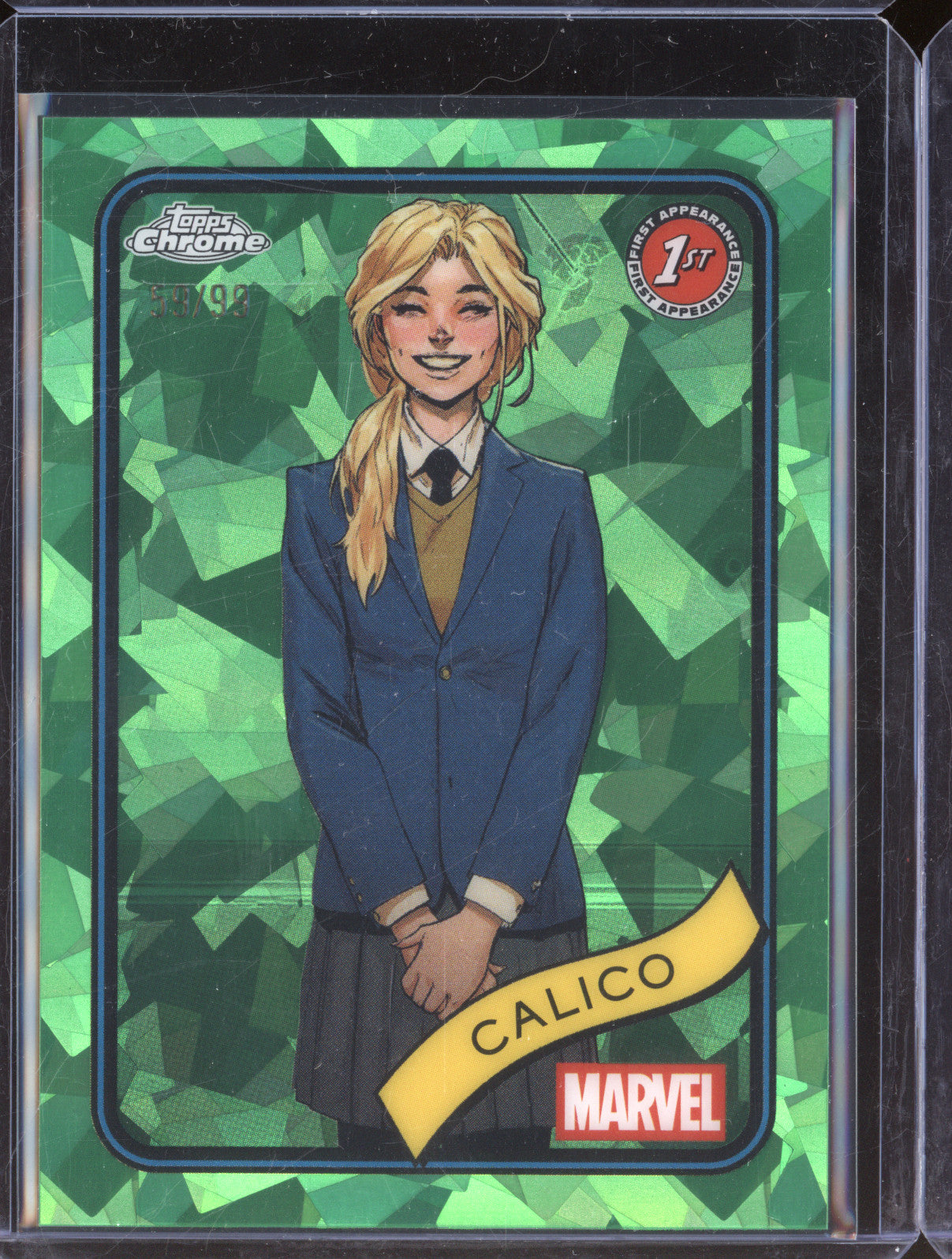 Calico 2025 Topps Chrome Marvel 67 Green 59/99