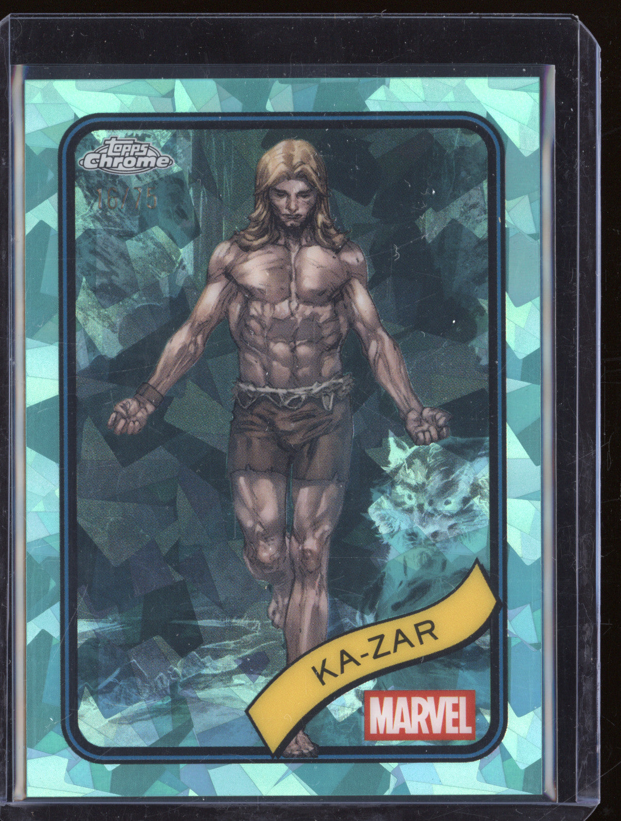 Ka-Zar 2025 Topps Chrome Marvel 84 Orange 16/75