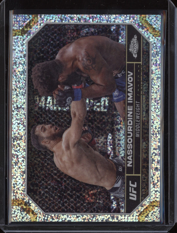 Nassourdine Imavov 2024 Topps Chrome UFC 145 Speckle Refractor 190/299