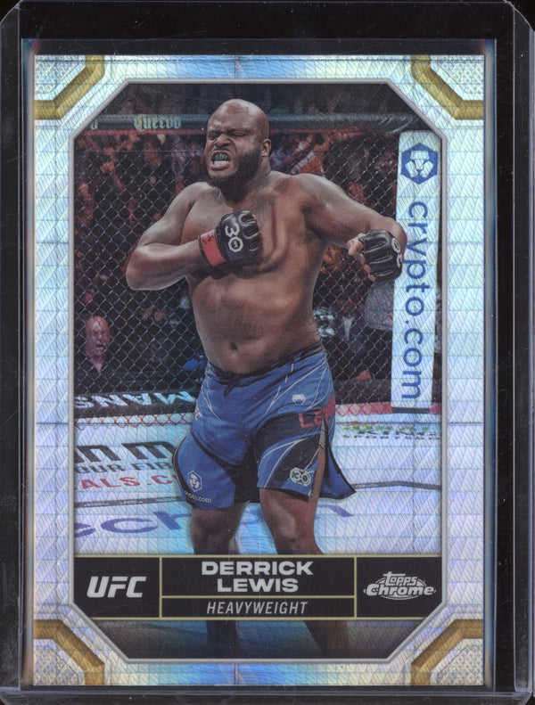 Derrick Lewis 2024 Topps Chrome UFC 59 Prism Refractor