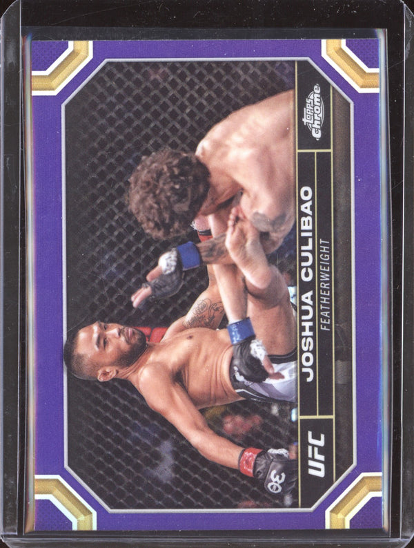 Joshua Culibao 2024 Topps Chrome UFC 101 Purple Refractor