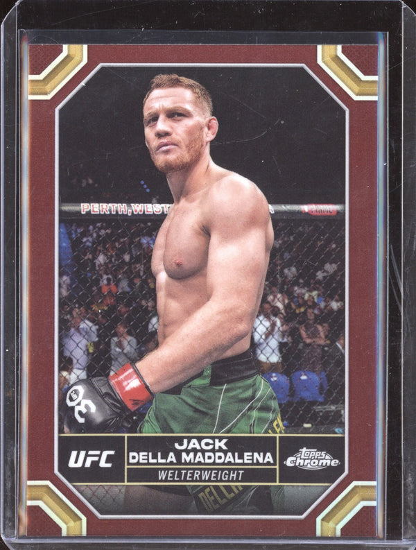 Jack Della Maddalena 2024 Topps Chrome UFC 82 Magenta Refractor