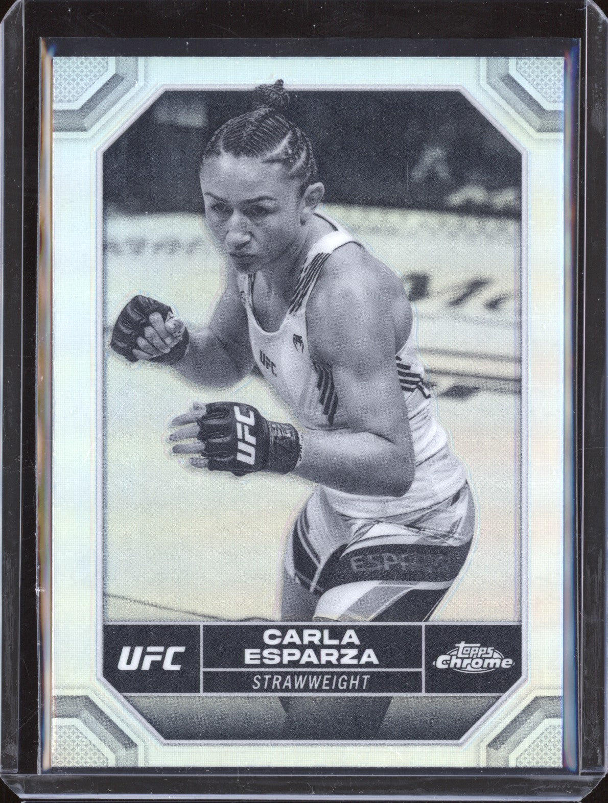 Carla Esparza 2024 Topps Chrome UFC 39 Negative Refractor