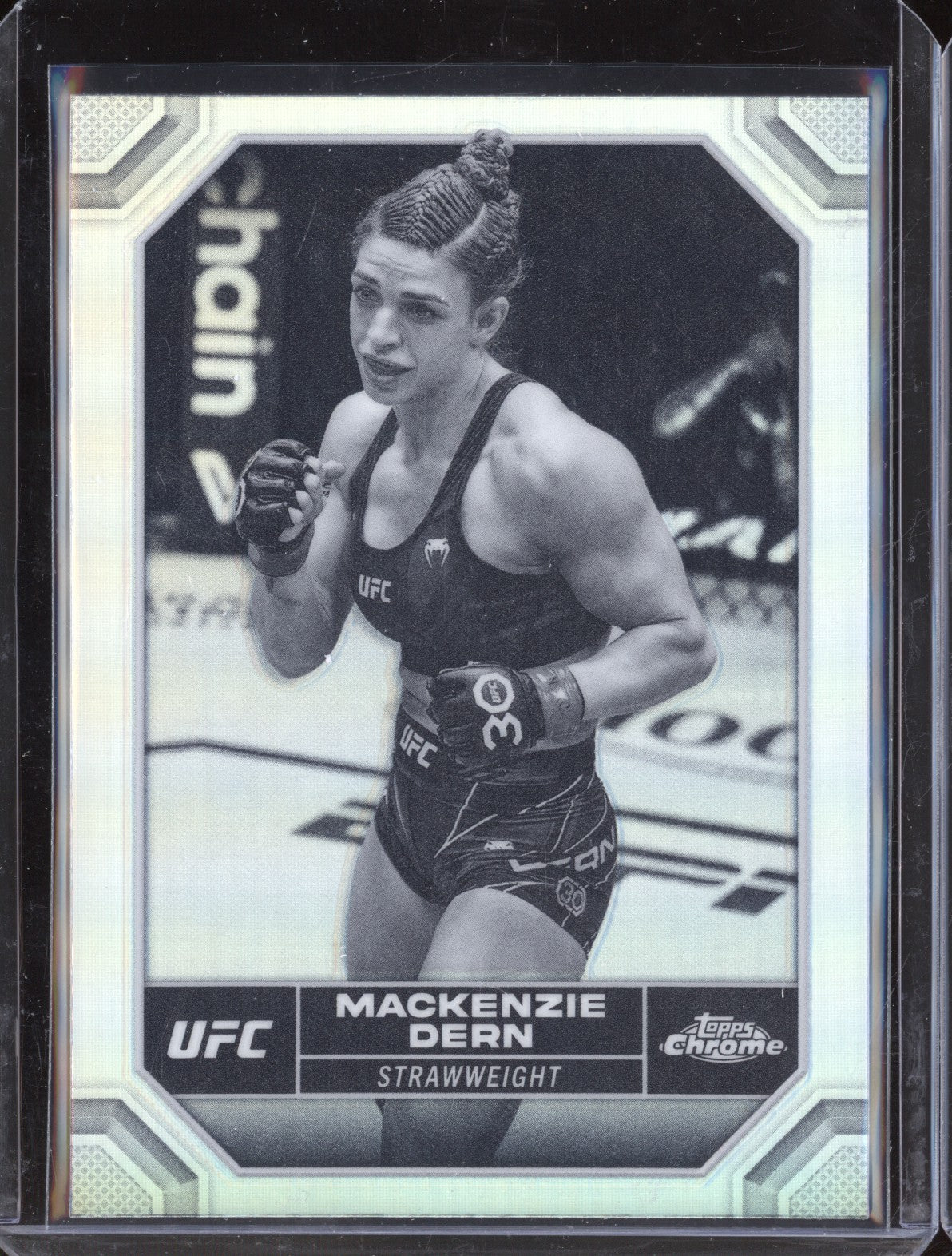 Mackenzie Dern 2024 Topps Chrome UFC 117 Negative Refractor