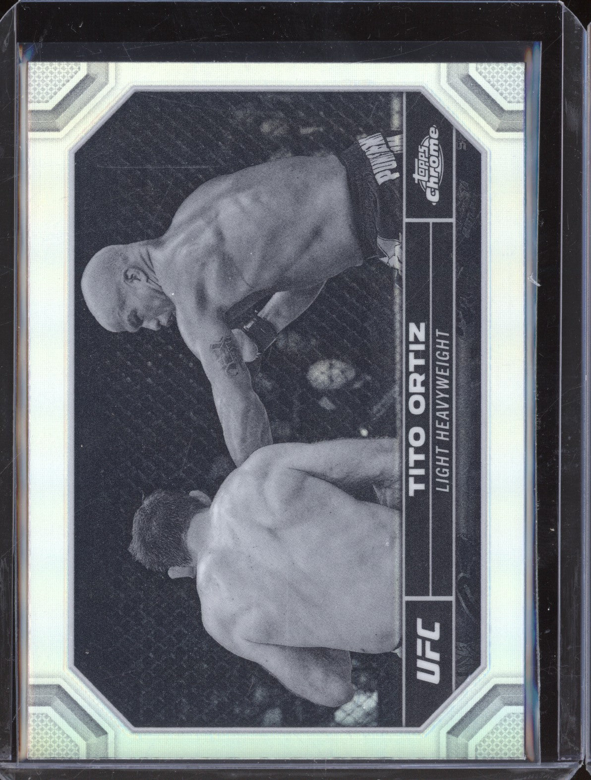 Tito Ortiz 2024 Topps Chrome UFC 186 Negative Refractor