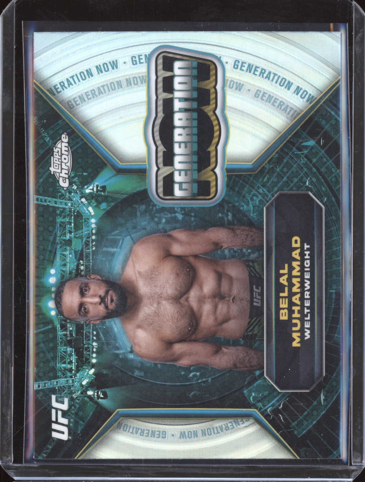 Belal Muhammad 2024 Topps Chrome UFC GNW-25 Generation Now