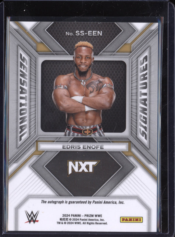 Edris Enofe 2024 Panini Prizm WWE SS-EEN Sensational Signatures Auto