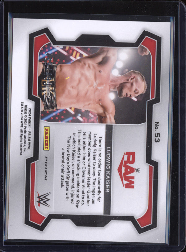 Ludwig Kaiser 2024 Panini Prizm WWE 53 Pulsar 488/499