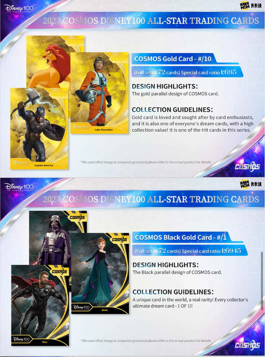 2023 Kakawow Disney 100 ALL STAR Cosmos Hobby Box 2023 Kakawow Disney 100 ALL STAR Cosmos Hobby Box