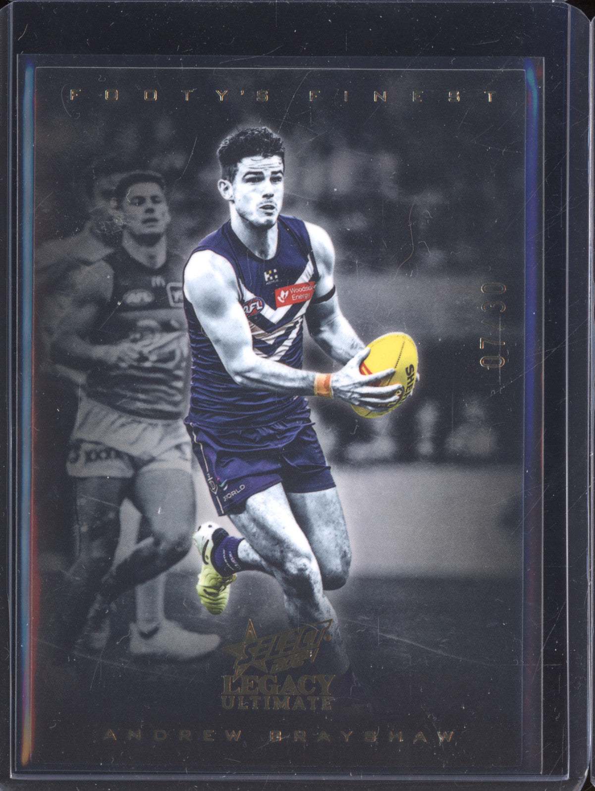 Andrew Brayshaw 2024 Select Legacy Ultimate FFB24 Footy's Finest Black 7/30