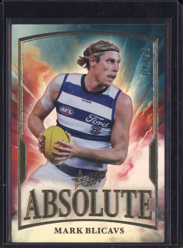 Mark Blicavs 2024 Select Footy Stars AP13 Absolute 35/70