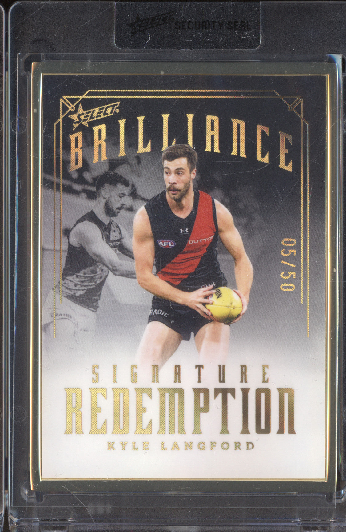 Kyle Langford 2025 Select Brilliance Signatures BSR-KL Brilliance Signature 5/50