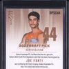 Joe Fonti 2024 Select Legacy Ultimate DPSC44 Draft Pick Sig Copper RC 22/175