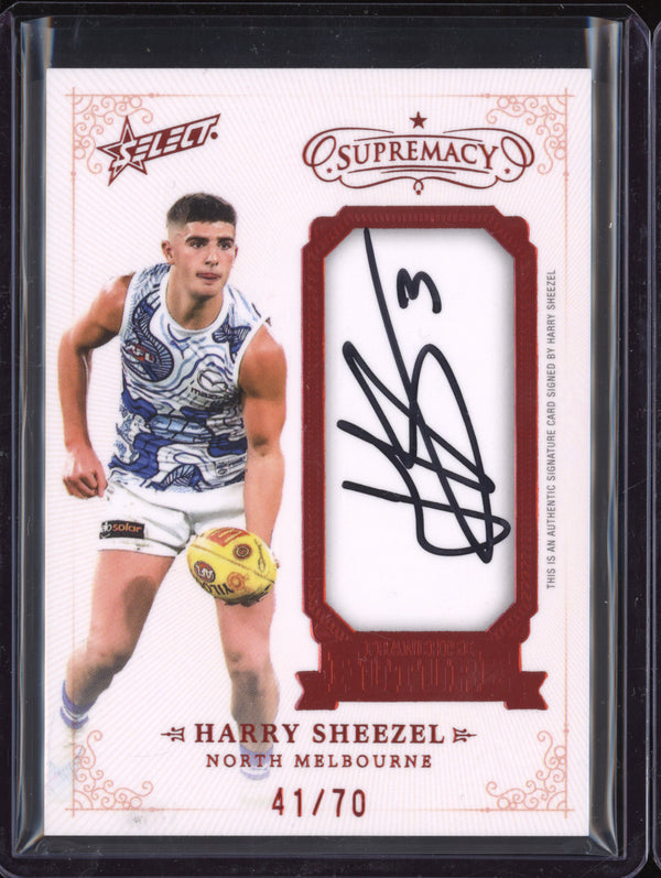 Harry Sheezel 2024 Select Supremacy FFS23 Franchise Future Signatures 41/70