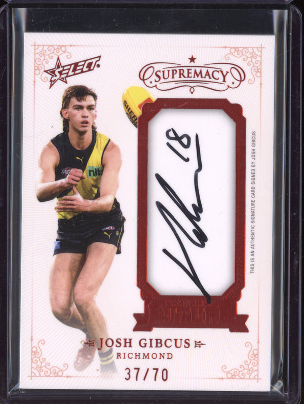 Josh Gibcus 2024 Select Supremacy FFS28 Franchise Future Signatures 37/70