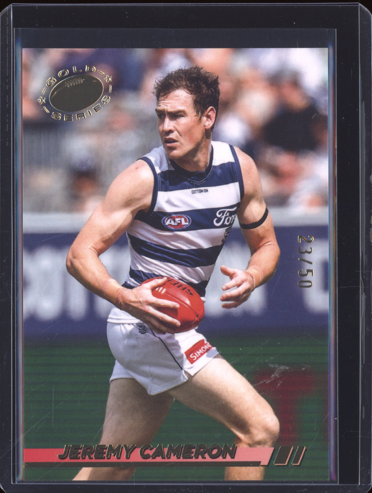 2025 AFL Select Eminence Gold Cards 1994 G37 Jeremy Cameron Geelong 23/50