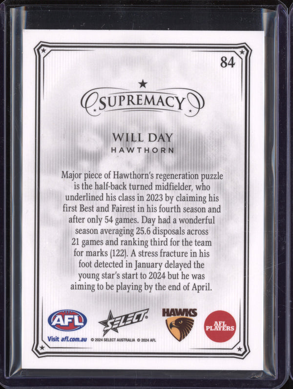 Will Day 2024 Select Supremacy 84 Black Pearl 26/35